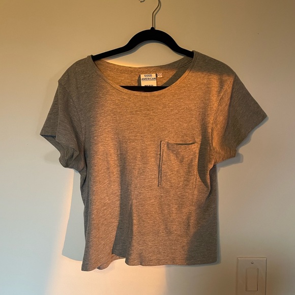 Good American Grey T Shirt - Picture 2 of 5